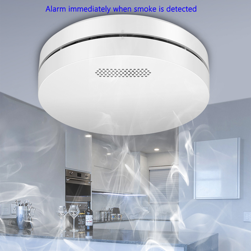 Smart Smoke Detector - Détecteur d'incendie intelligent sans fil Tuya