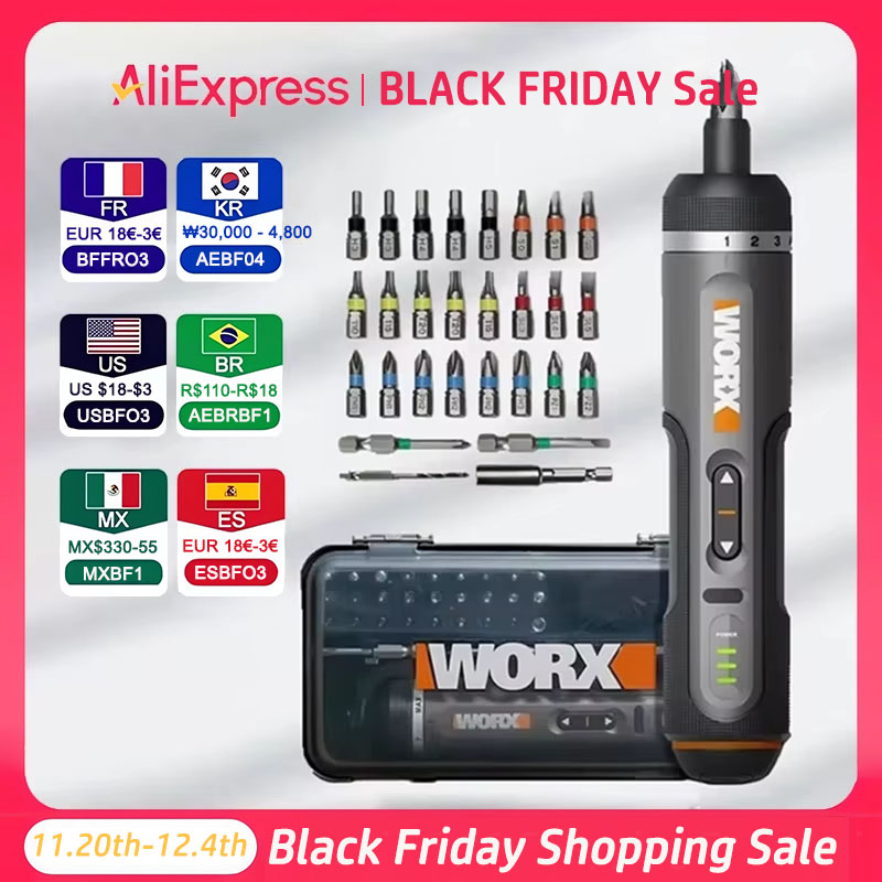 Smart Home Micro Bit - WORX WX242 Mini jeu de tournevis