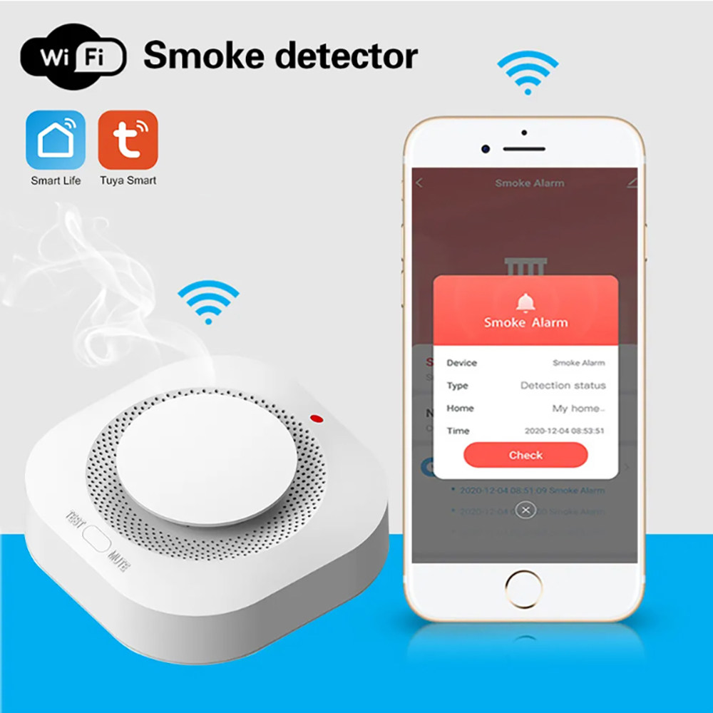 Smart Smoke Detector - Détecteur de fumée intelligent Tuya Zigbee