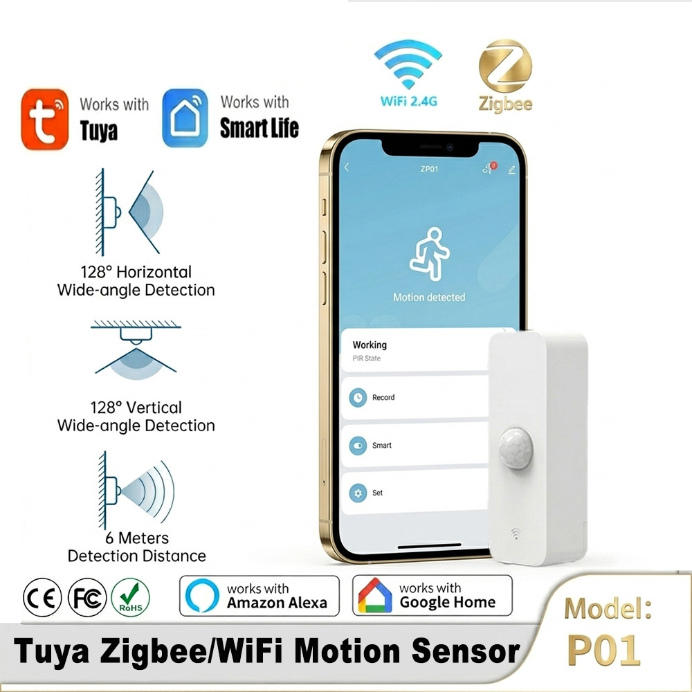 Smart Home Wiser - Détecteur de mouvement intelligent PIR WiFi