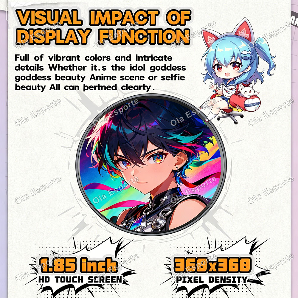 Badge LED interactif Anime 1,8 - Smart Home Icon avis et prix