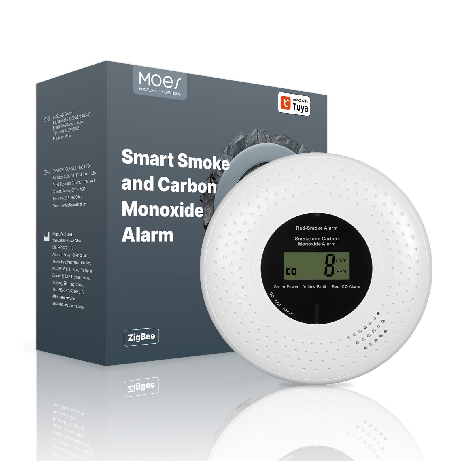 Détecteur intelligent Zigbee d - Smart Smoke Detector avis et prix