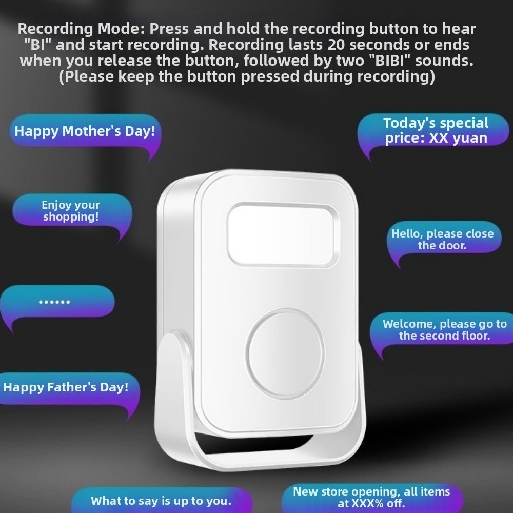 Sonnette de porte intelligente - Wireless Door Sensor avis et prix