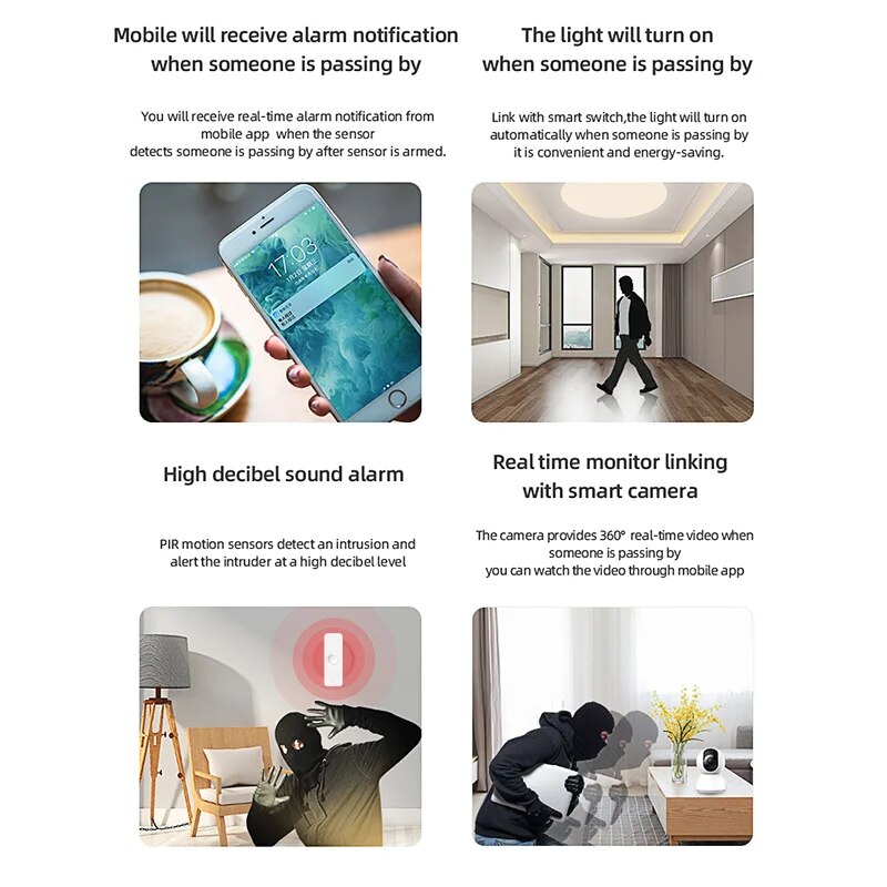 Tuya-Capteur de mouvement PIR  - Smart Home Wiser avis et prix