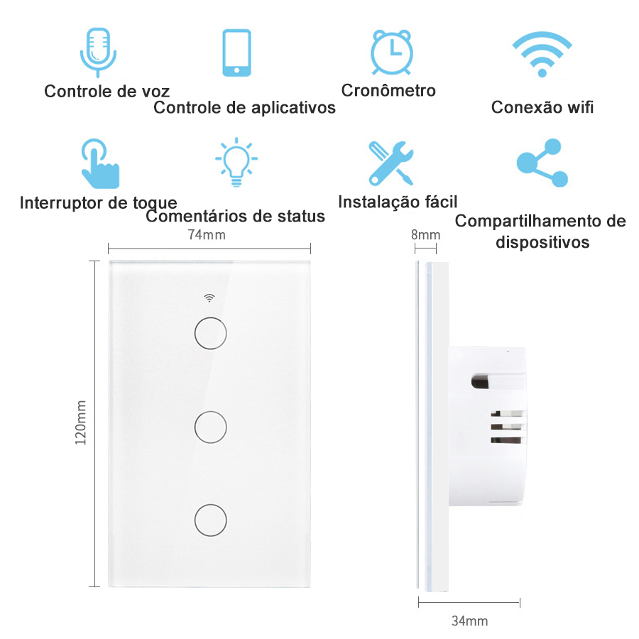 Interrupteur mural intelligent - Homesmart Online avis et prix