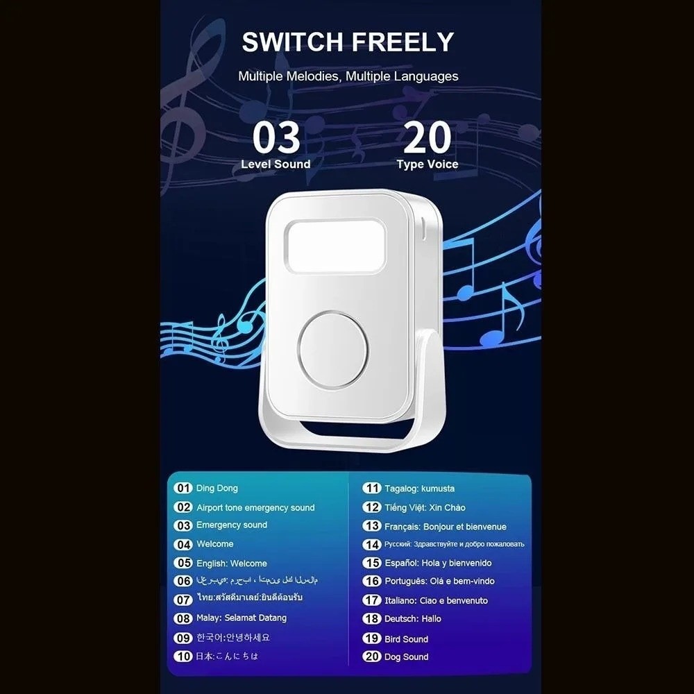 Sonnette de bienvenue intellig - Wireless Door Sensor avis et prix