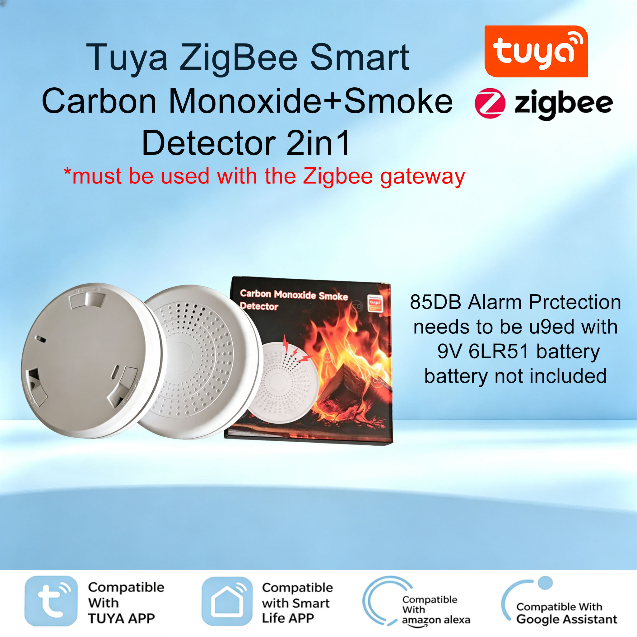 Alarme composite intelligente  - Smart Smoke Detector avis et prix