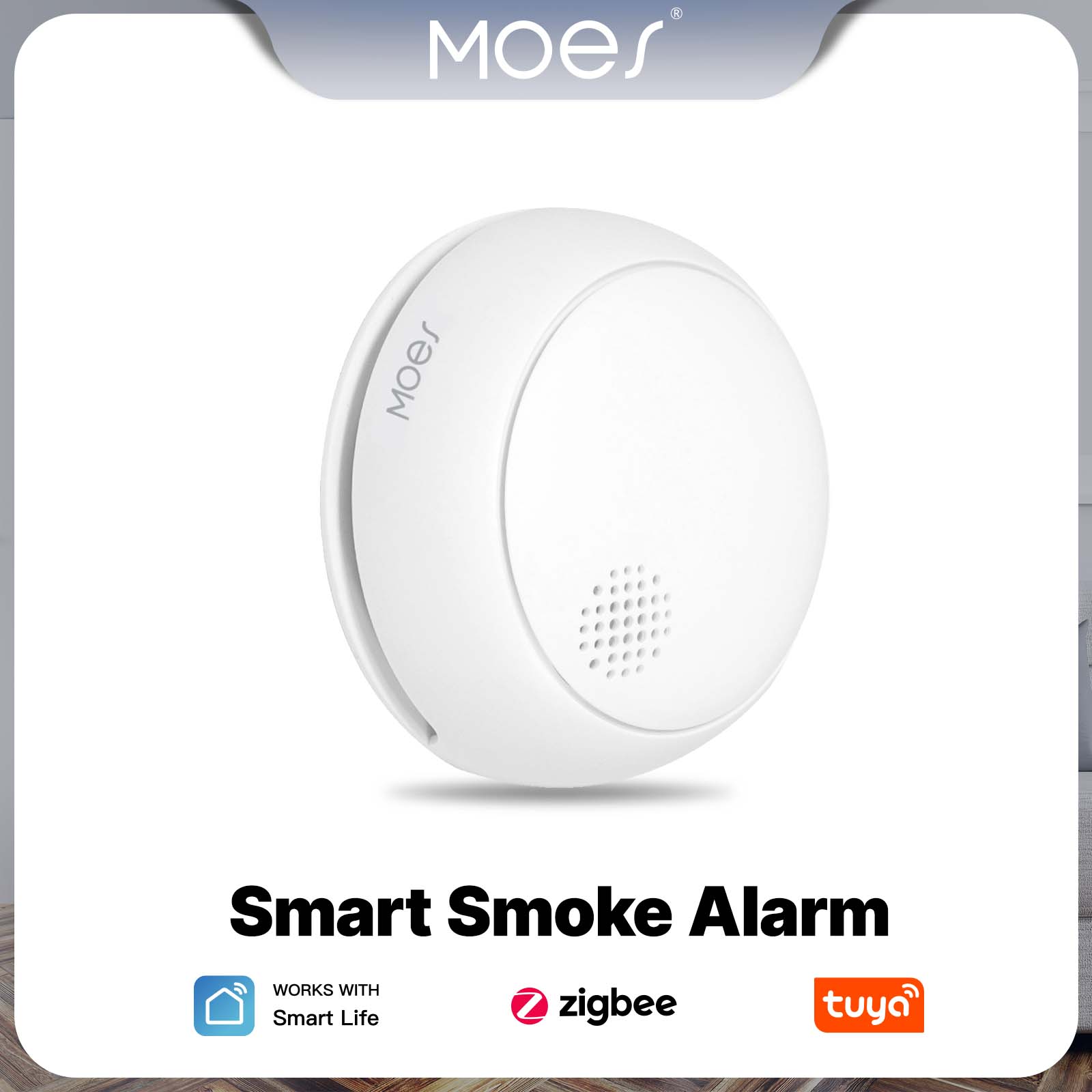 MOES ZigBee détecteur de fumée - Smart Smoke Detector avis et prix